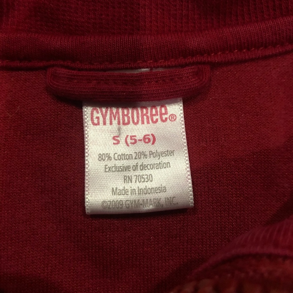 NWOT Girls Gymboree Red Velvet Jacket Size 5-6 - Picture 3 of 3